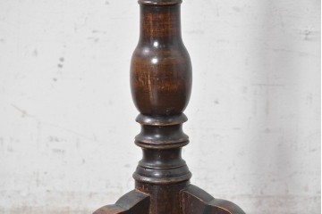 イギリスアンティーク　1900年頃　星形を中心に描いたパーケットリーが美しいカフェテーブル　(R-091347)