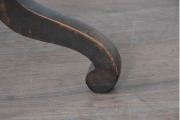 イギリスアンティーク　1900年頃　星形を中心に描いたパーケットリーが美しいカフェテーブル　(R-091347)
