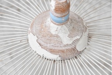 フランスアンティーク　1900年から1920年頃　繊細なワイヤー装飾が目を引く鳥かご　(R-091354)