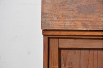和製アンティーク　昭和初期から昭和中期　パタパタ扉と引き戸付き下駄箱　(R-091356)