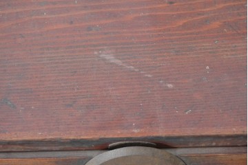 和製アンティーク　明治期から大正期　上手物　前面(欅材)　作りの良い六丁引きの2段重ね箪笥　(R-091357)
