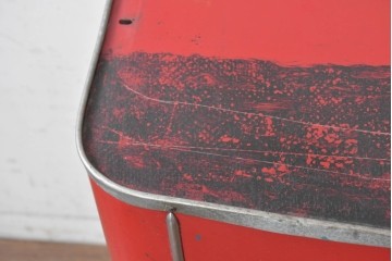  アメリカヴィンテージ　Allen Electric and Equipment Co(アレン・エレクトリック社)　TYPE E420　177049　赤いボディとロゴが印象的なメタルキャビネット　(R-091363)