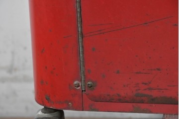  アメリカヴィンテージ　Allen Electric and Equipment Co(アレン・エレクトリック社)　TYPE E420　177049　赤いボディとロゴが印象的なメタルキャビネット　(R-091363)