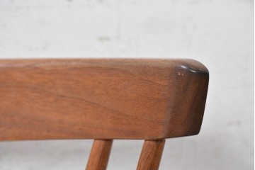 中古　ジョージナカシマ(George Nakashima)　桜製作所　グラスシートチェア(GRASS SEATED CHAIR)　CN120　軽やかな佇まいが魅力のチェア　(R-091366)