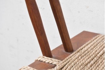 中古　ジョージナカシマ(George Nakashima)　桜製作所　グラスシートチェア(GRASS SEATED CHAIR)　CN120　軽やかな佇まいが魅力のチェア　(R-091366)