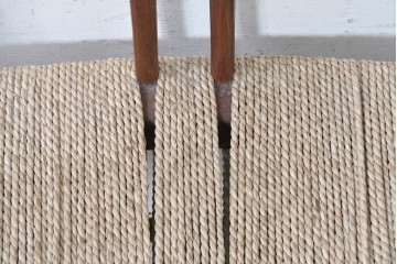 中古　ジョージナカシマ(George Nakashima)　桜製作所　グラスシートチェア(GRASS SEATED CHAIR)　CN120　軽やかな佇まいが魅力のチェア　(R-091366)