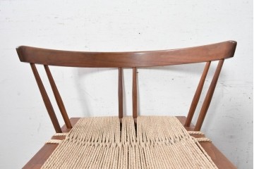 中古　ジョージナカシマ(George Nakashima)　桜製作所　グラスシートチェア(GRASS SEATED CHAIR)　CN120　軽やかな佇まいが魅力のチェア　(R-091367)