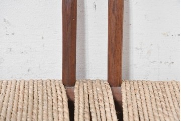 中古　ジョージナカシマ(George Nakashima)　桜製作所　グラスシートチェア(GRASS SEATED CHAIR)　CN120　軽やかな佇まいが魅力のチェア　(R-091367)