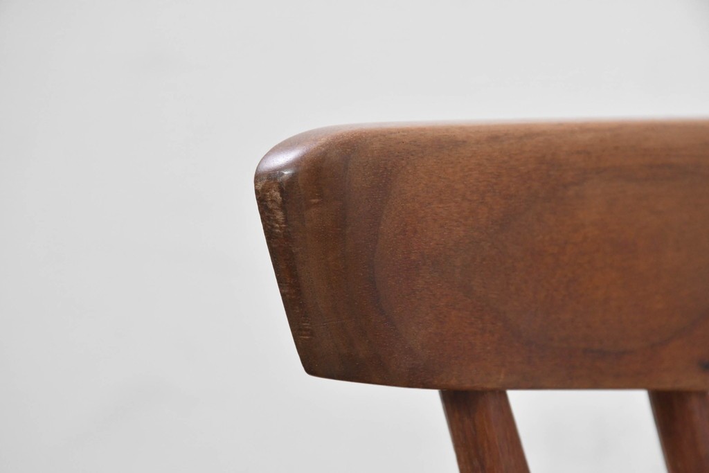 中古　ジョージナカシマ(George Nakashima)　桜製作所　グラスシートチェア(GRASS SEATED CHAIR)　CN120　軽やかな佇まいが魅力のチェア　(R-091367)
