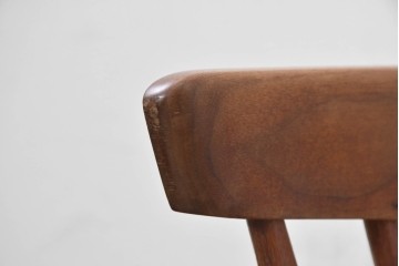 中古　ジョージナカシマ(George Nakashima)　桜製作所　グラスシートチェア(GRASS SEATED CHAIR)　CN120　軽やかな佇まいが魅力のチェア　(R-091367)