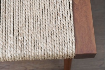 中古　ジョージナカシマ(George Nakashima)　桜製作所　グラスシートチェア(GRASS SEATED CHAIR)　CN120　軽やかな佇まいが魅力のチェア　(R-091367)