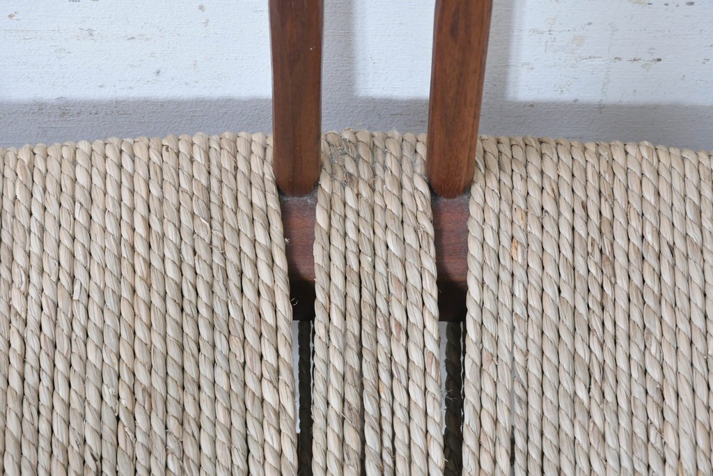 中古　ジョージナカシマ(George Nakashima)　桜製作所　グラスシートチェア(GRASS SEATED CHAIR)　CN120　軽やかな佇まいが魅力のチェア　(R-091367)