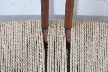 中古　ジョージナカシマ(George Nakashima)　桜製作所　グラスシートチェア(GRASS SEATED CHAIR)　CN120　軽やかな佇まいが魅力のチェア　(R-091367)