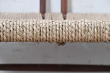 中古　ジョージナカシマ(George Nakashima)　桜製作所　グラスシートチェア(GRASS SEATED CHAIR)　CN120　軽やかな佇まいが魅力のチェア　(R-091367)