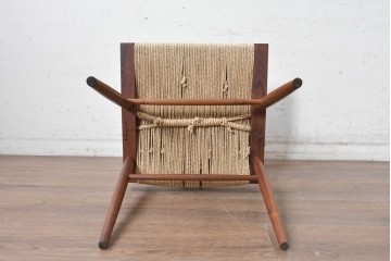 中古　ジョージナカシマ(George Nakashima)　桜製作所　グラスシートチェア(GRASS SEATED CHAIR)　CN120　軽やかな佇まいが魅力のチェア　(R-091367)