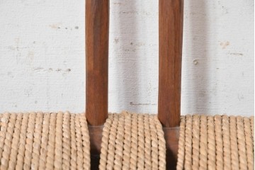 中古　ジョージナカシマ(George Nakashima)　桜製作所　グラスシートチェア(GRASS SEATED CHAIR)　CN120　軽やかな佇まいが魅力のチェア　(R-091368)