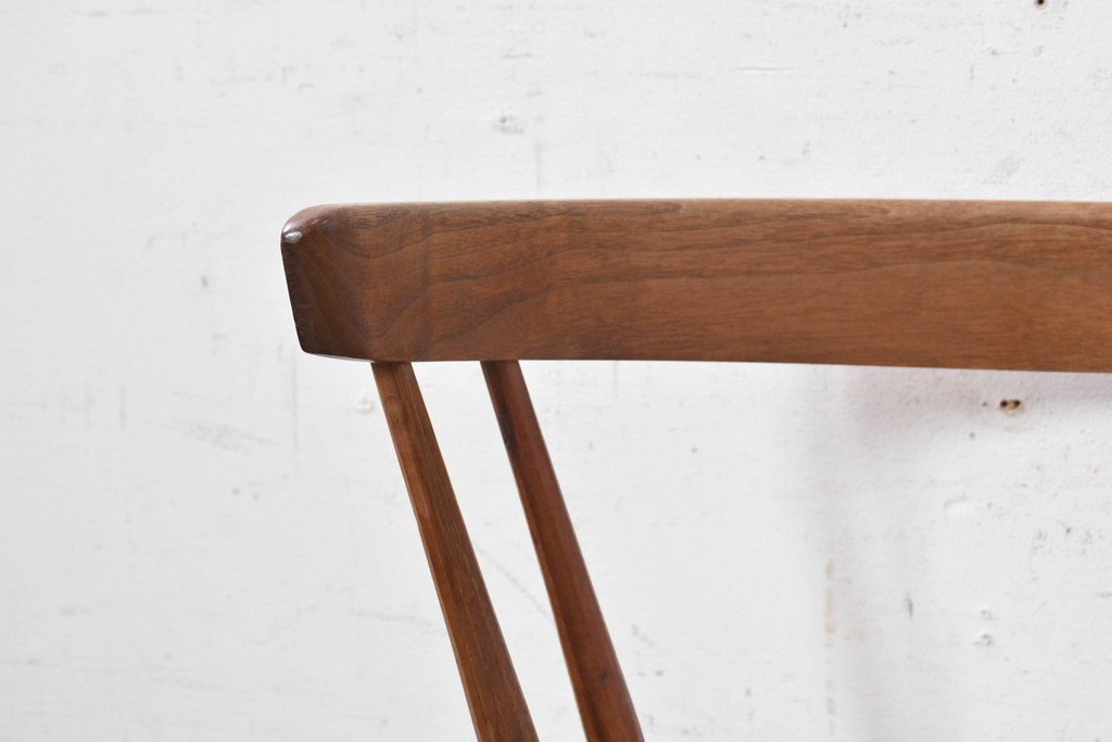 中古　ジョージナカシマ(George Nakashima)　桜製作所　グラスシートチェア(GRASS SEATED CHAIR)　CN120　軽やかな佇まいが魅力のチェア　(R-091368)