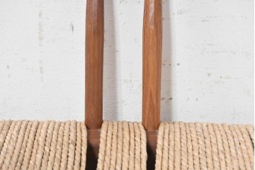 中古　ジョージナカシマ(George Nakashima)　桜製作所　グラスシートチェア(GRASS SEATED CHAIR)　CN120　軽やかな佇まいが魅力のチェア　(R-091369)