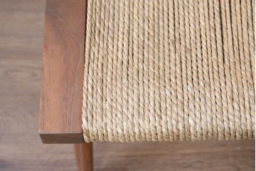 中古　ジョージナカシマ(George Nakashima)　桜製作所　グラスシートチェア(GRASS SEATED CHAIR)　CN120　軽やかな佇まいが魅力のチェア　(R-091369)