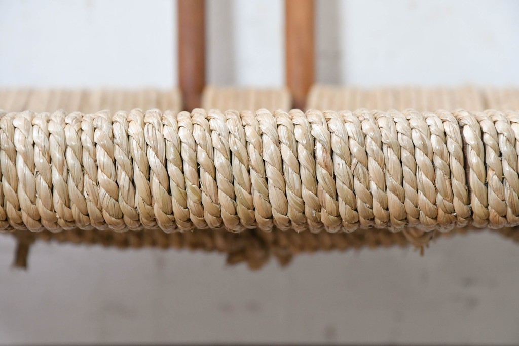 中古　ジョージナカシマ(George Nakashima)　桜製作所　グラスシートチェア(GRASS SEATED CHAIR)　CN120　軽やかな佇まいが魅力のチェア　(R-091369)