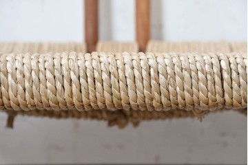中古　ジョージナカシマ(George Nakashima)　桜製作所　グラスシートチェア(GRASS SEATED CHAIR)　CN120　軽やかな佇まいが魅力のチェア　(R-091369)