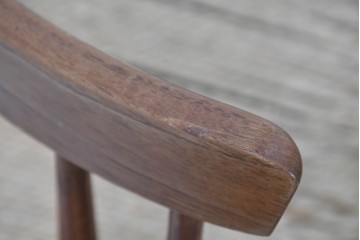 中古　ジョージナカシマ(George Nakashima)　桜製作所　グラスシートチェア(GRASS SEATED CHAIR)　CN120　軽やかな佇まいが魅力のチェア　(R-091370)
