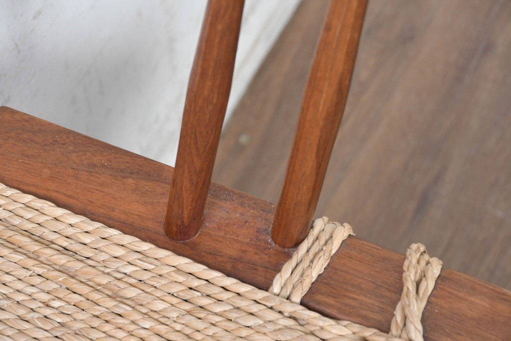 中古　ジョージナカシマ(George Nakashima)　桜製作所　グラスシートチェア(GRASS SEATED CHAIR)　CN120　軽やかな佇まいが魅力のチェア　(R-091370)