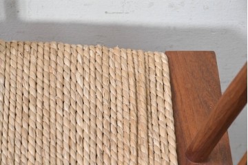 中古　ジョージナカシマ(George Nakashima)　桜製作所　グラスシートチェア(GRASS SEATED CHAIR)　CN120　軽やかな佇まいが魅力のチェア　(R-091370)