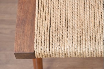 中古　ジョージナカシマ(George Nakashima)　桜製作所　グラスシートチェア(GRASS SEATED CHAIR)　CN120　軽やかな佇まいが魅力のチェア　(R-091370)