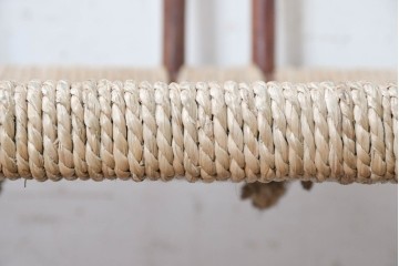 中古　ジョージナカシマ(George Nakashima)　桜製作所　グラスシートチェア(GRASS SEATED CHAIR)　CN120　軽やかな佇まいが魅力のチェア　(R-091370)