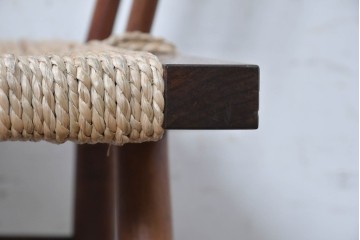 中古　ジョージナカシマ(George Nakashima)　桜製作所　グラスシートチェア(GRASS SEATED CHAIR)　CN120　軽やかな佇まいが魅力のチェア　(R-091370)