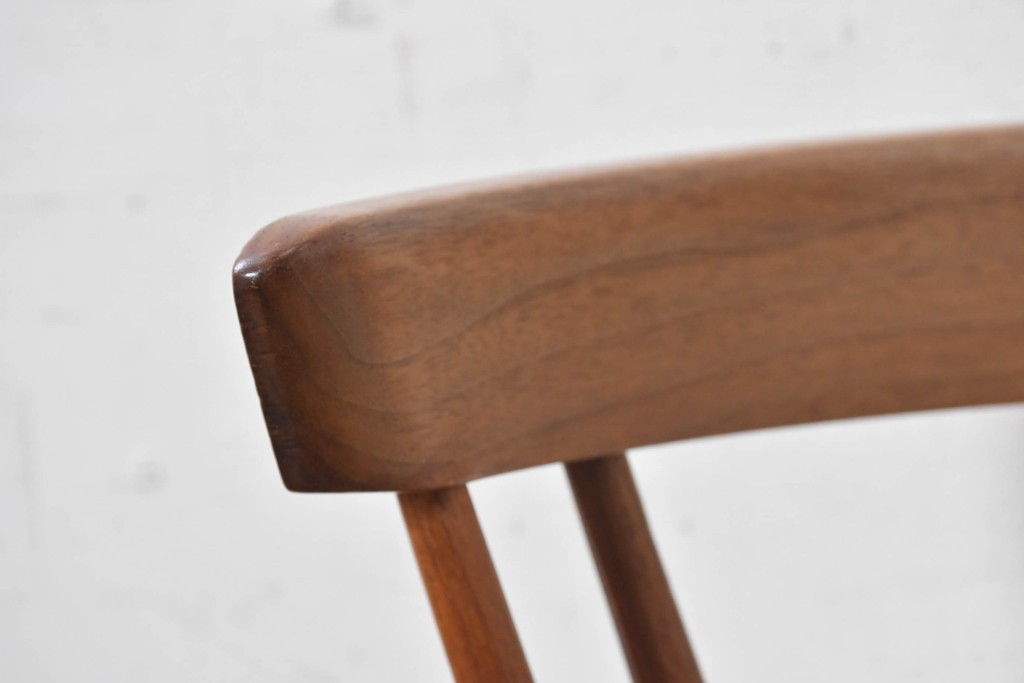 中古　ジョージナカシマ(George Nakashima)　桜製作所　グラスシートチェア(GRASS SEATED CHAIR)　CN120　軽やかな佇まいが魅力のチェア　(R-091371)
