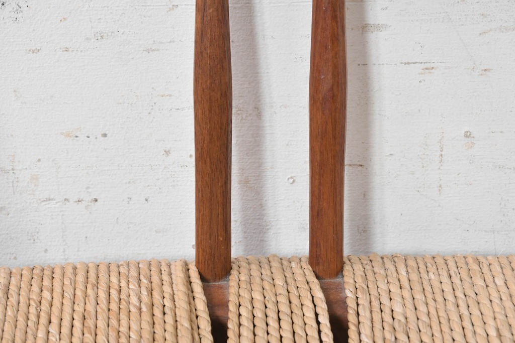 中古　ジョージナカシマ(George Nakashima)　桜製作所　グラスシートチェア(GRASS SEATED CHAIR)　CN120　軽やかな佇まいが魅力のチェア　(R-091371)