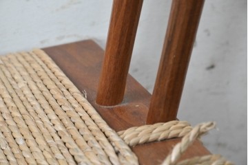 中古　ジョージナカシマ(George Nakashima)　桜製作所　グラスシートチェア(GRASS SEATED CHAIR)　CN120　軽やかな佇まいが魅力のチェア　(R-091371)