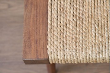 中古　ジョージナカシマ(George Nakashima)　桜製作所　グラスシートチェア(GRASS SEATED CHAIR)　CN120　軽やかな佇まいが魅力のチェア　(R-091371)