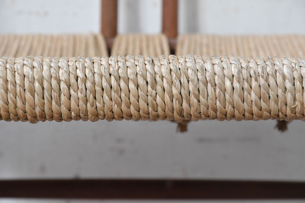 中古　ジョージナカシマ(George Nakashima)　桜製作所　グラスシートチェア(GRASS SEATED CHAIR)　CN120　軽やかな佇まいが魅力のチェア　(R-091371)