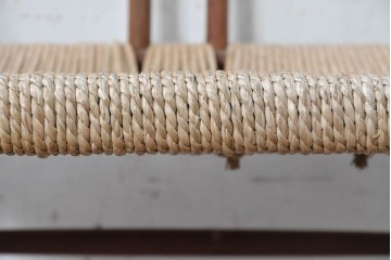 中古　ジョージナカシマ(George Nakashima)　桜製作所　グラスシートチェア(GRASS SEATED CHAIR)　CN120　軽やかな佇まいが魅力のチェア　(R-091371)
