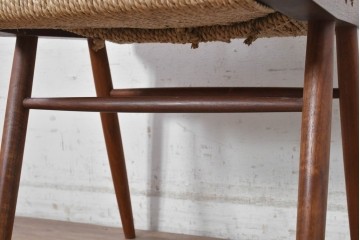 中古　ジョージナカシマ(George Nakashima)　桜製作所　グラスシートチェア(GRASS SEATED CHAIR)　CN120　軽やかな佇まいが魅力のチェア　(R-091371)