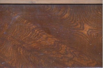 アンティーク建具　昭和中期　裏ガラス　細やかな縦格子が連なる格子戸4枚セット　(R-091382)