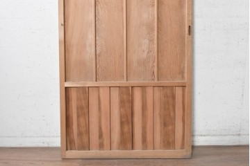 アンティーク建具　昭和中期　木味が魅力の素朴な無双戸1枚　(R-091384)