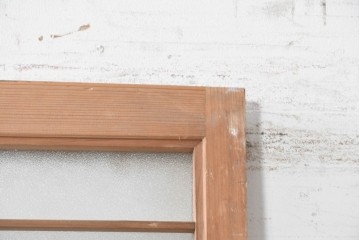 アンティーク建具　昭和中期　木味が魅力の素朴な無双戸1枚　(R-091384)