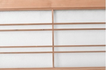 アンティーク建具　昭和中期　木味が魅力の素朴な無双戸1枚　(R-091384)