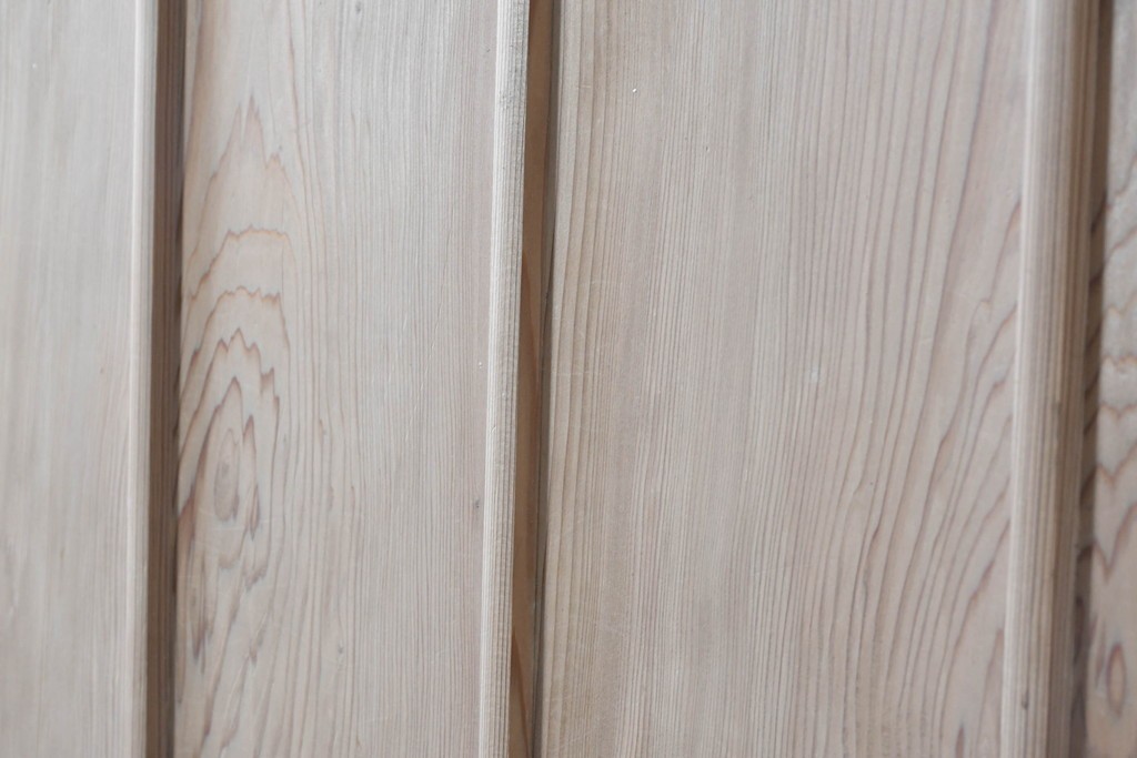 アンティーク建具　昭和中期　木味が魅力の素朴な無双戸1枚　(R-091384)