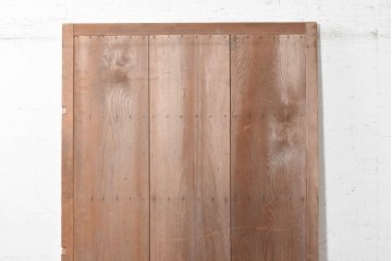 ヴィンテージ建具　昭和中期　木味を楽しむ素朴な板戸1枚　(R-091385)