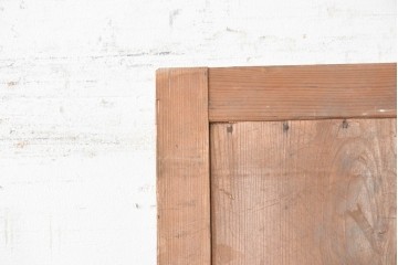 ヴィンテージ建具　昭和中期　木味を楽しむ素朴な板戸1枚　(R-091385)