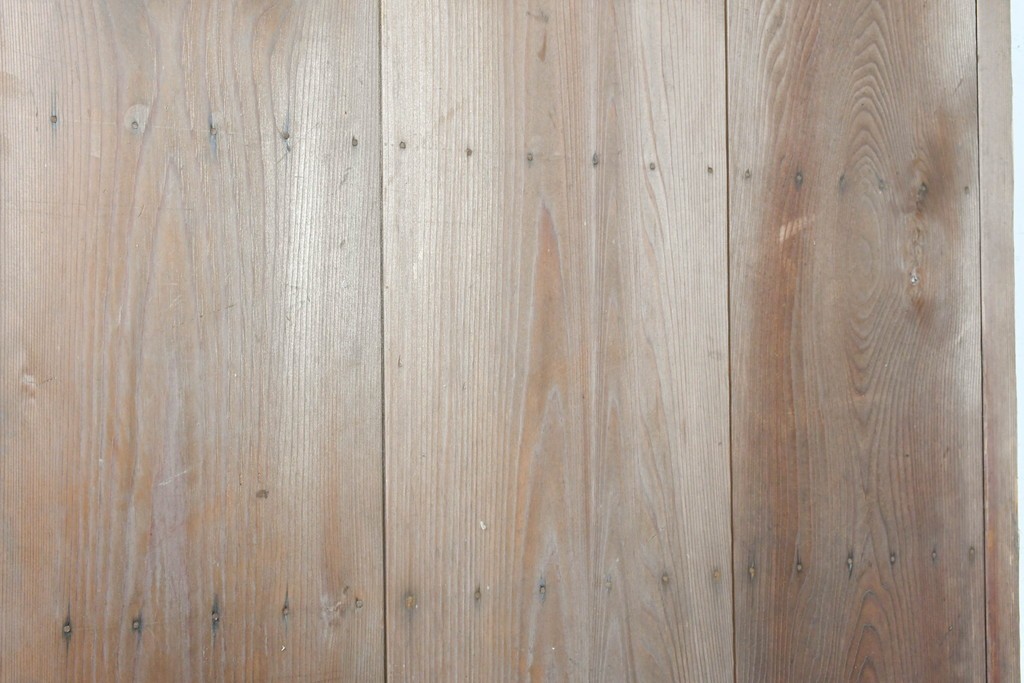 ヴィンテージ建具　昭和中期　木味を楽しむ素朴な板戸1枚　(R-091385)