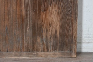 ヴィンテージ建具　昭和中期　木味を楽しむ素朴な板戸1枚　(R-091385)