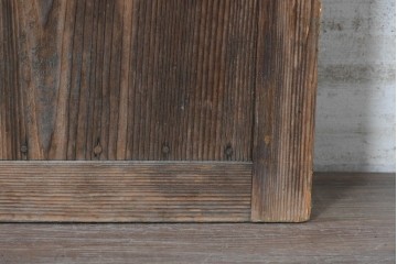 ヴィンテージ建具　昭和中期　木味を楽しむ素朴な板戸1枚　(R-091385)