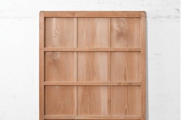 ヴィンテージ建具　昭和中期　木味を楽しむ素朴な板戸1枚　(R-091385)