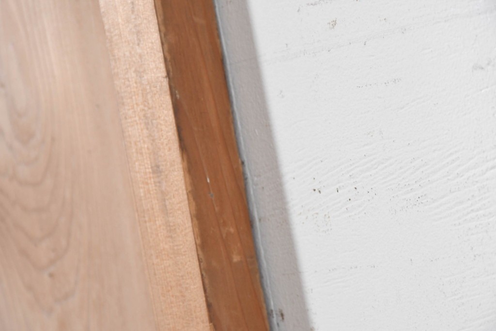 ヴィンテージ建具　昭和中期　木味を楽しむ素朴な板戸1枚　(R-091385)